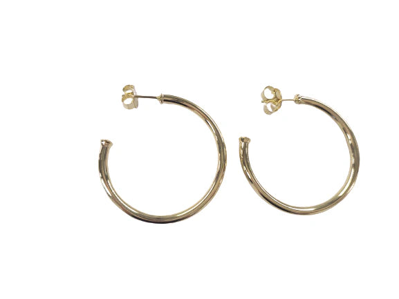 Shelia Fajl Petite Everybody's Favorite Hoops in Shiny Gold