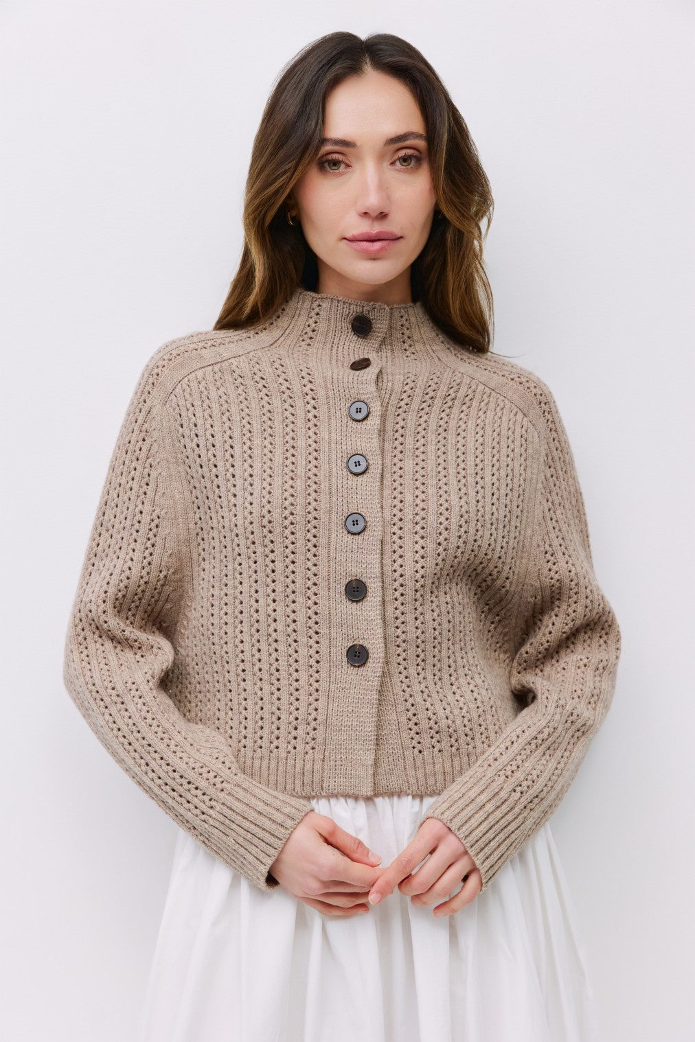 The Bynn Sweater in Taupe