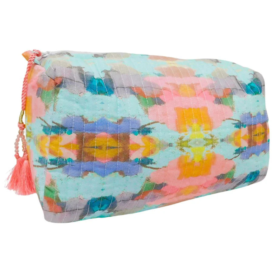 Laura Park Large Cosmetic Bag in Antigua Smile