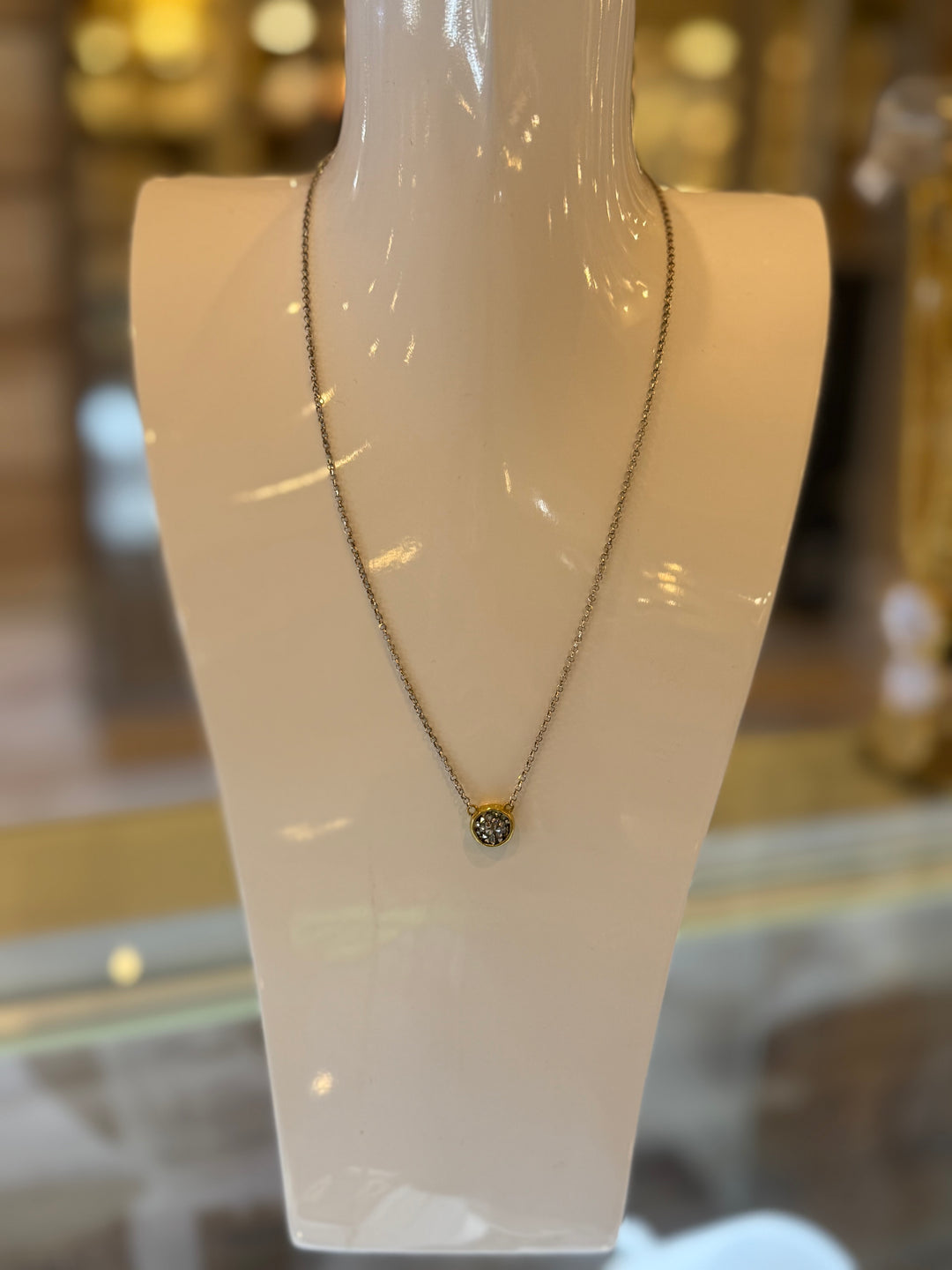Waxing Poetic Kristal Dome Necklace