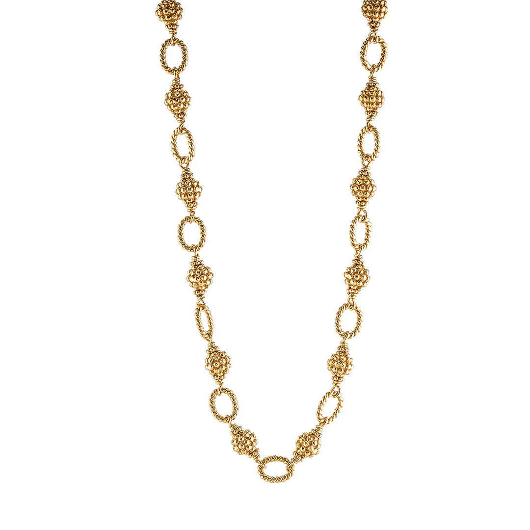 Capucine De Wolf Berry & Bead Chain, 24" - Gold