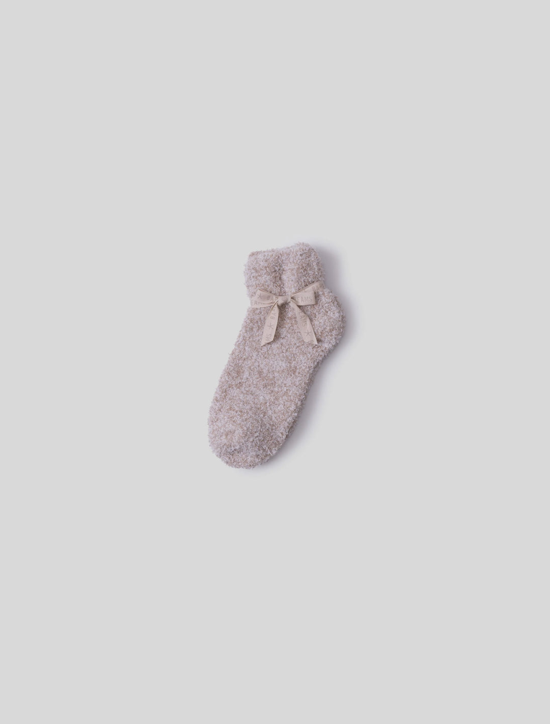 Barefoot Dreams CozyChic® Heathered Tennis Socks in Heathered Stone