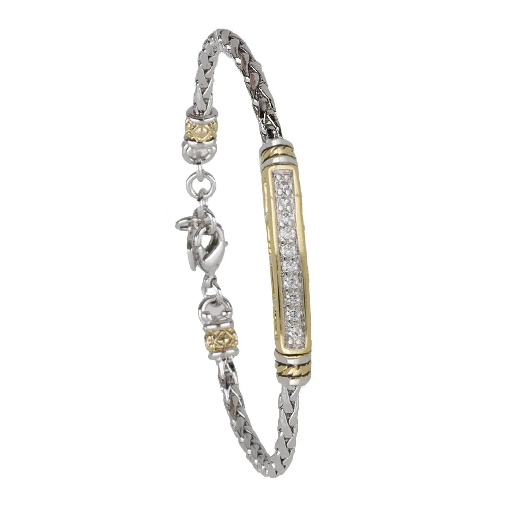 John Medeiros Celebration Petite Pavé - Bar Single Strand Bracelet