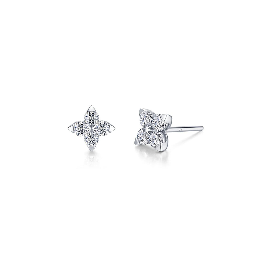 Lafonn 0.4CTW Flower Studs in Silver