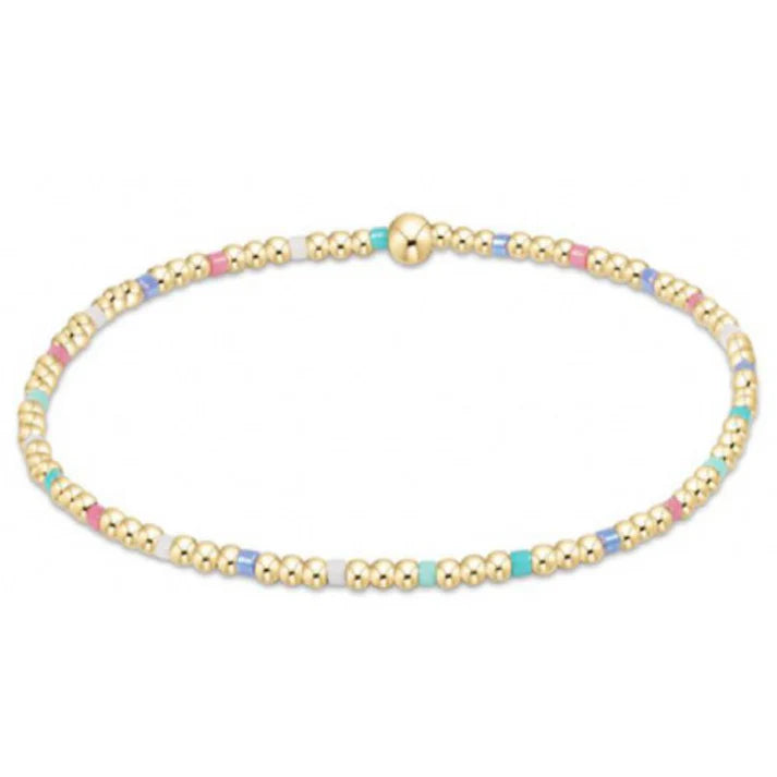 Enewton Egirl Hope Sincerity Pattern 2mm Bead Bracelet- Hot Mess SS25