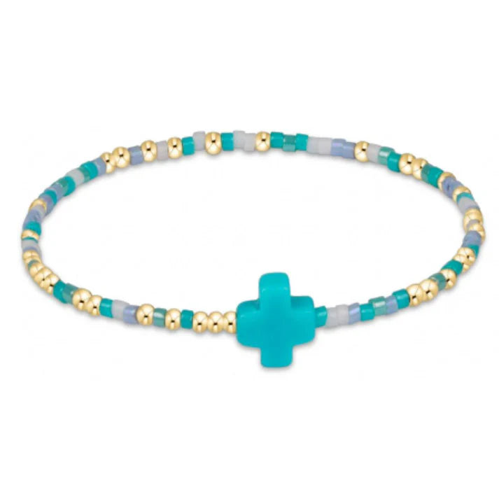 Enewton Egirl Hope Unwritten Signature Cross Bracelet- Man, I Teal Like A Woman