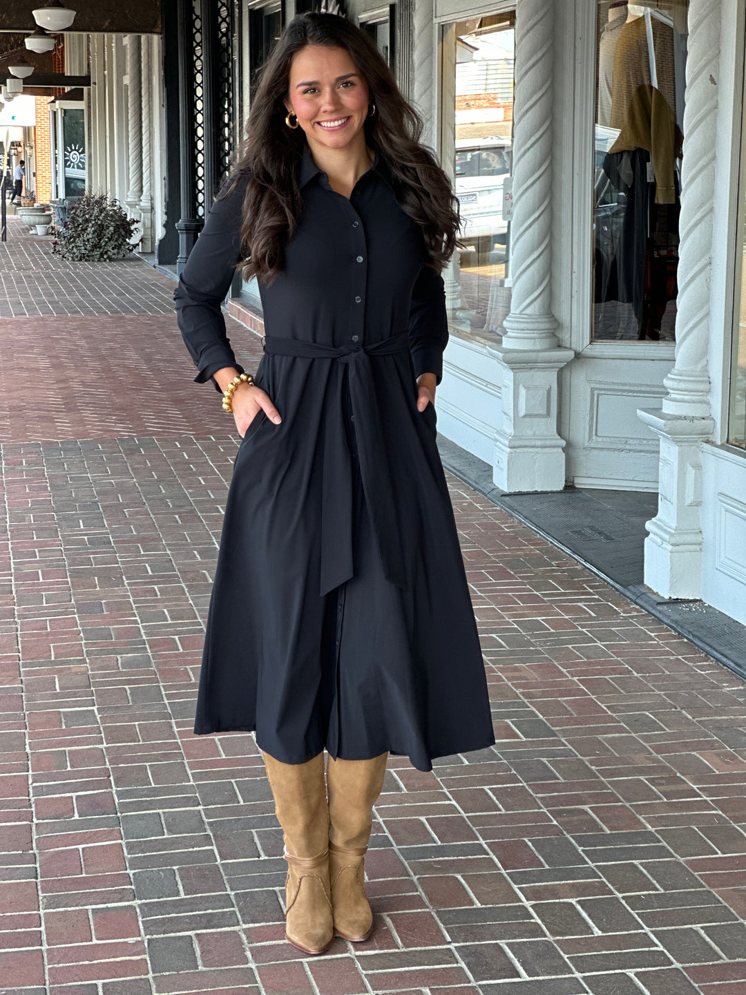 Jude Connally Kitty Dress in Black