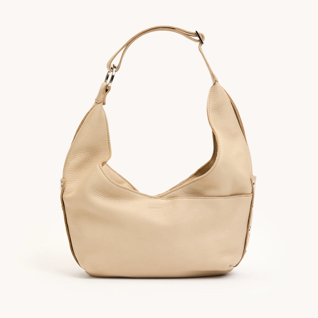 Hammitt Tom Med Shoulder Bag in Limestone/Silver