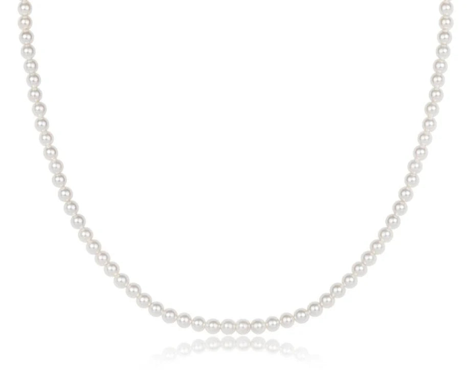 enewton 17" choker classic pearl 3mm bead