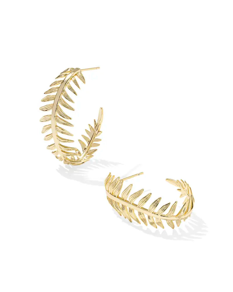 Kendra Scott Kayla Gold Hoop Earrings