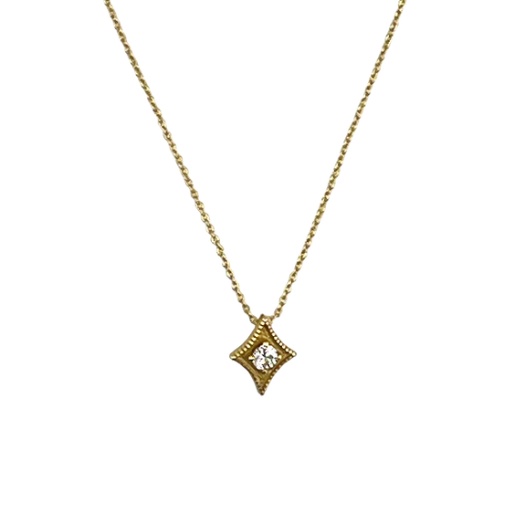 Waxing Poetic A Star is Born Birthstone Necklace- April