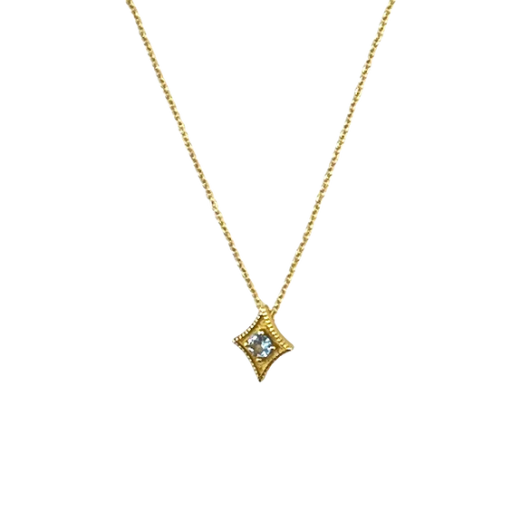 Waxing Poetic A Star is Born Birthstone Necklace- March