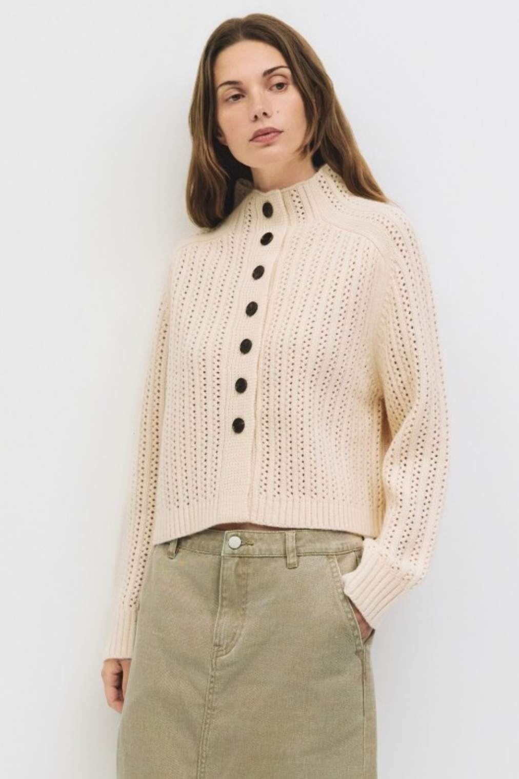 The Bynn Sweater in Cream