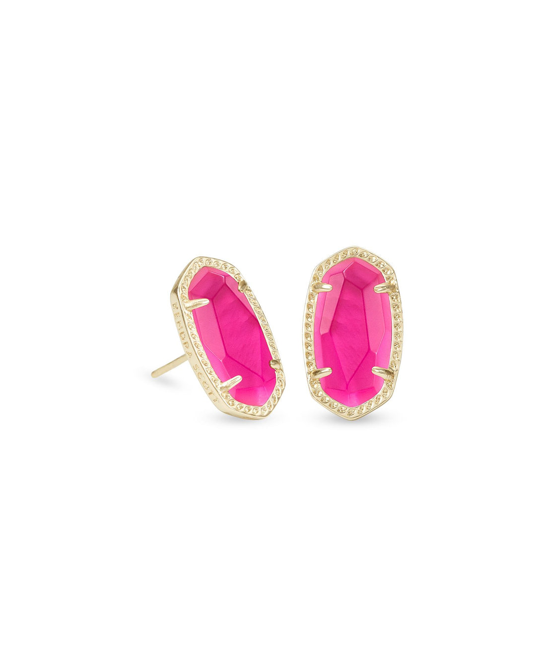 Kendra Scott Ellie Gold Stud Earrings in Azalea Illusion