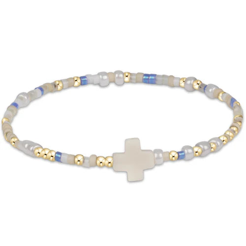 Enewton Egirl Hope Unwritten Signature Cross Bracelet- Skinny Dippin