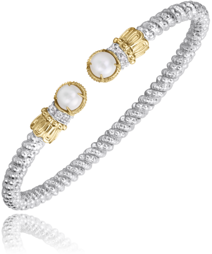 Vahan 23700DWP03 14K Gold & Sterling Silver Bracelet