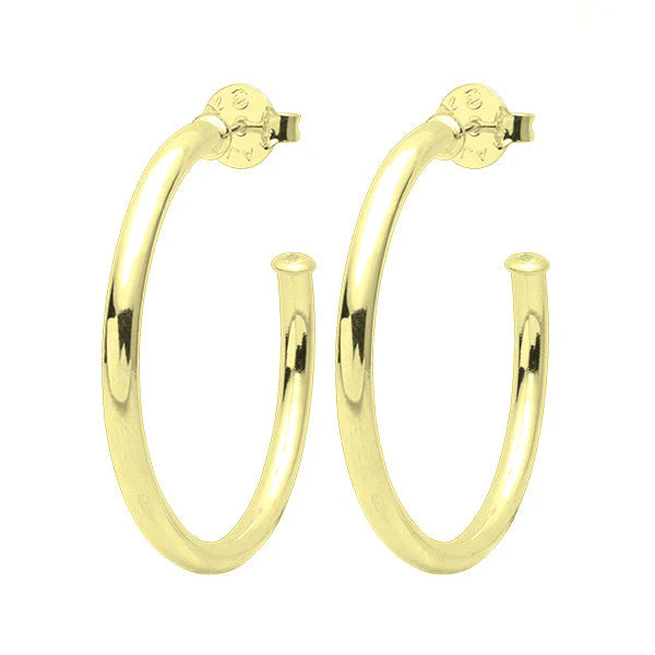 Shelia Fajl Small Everybody's Favorite Hoops in Shiny Gold