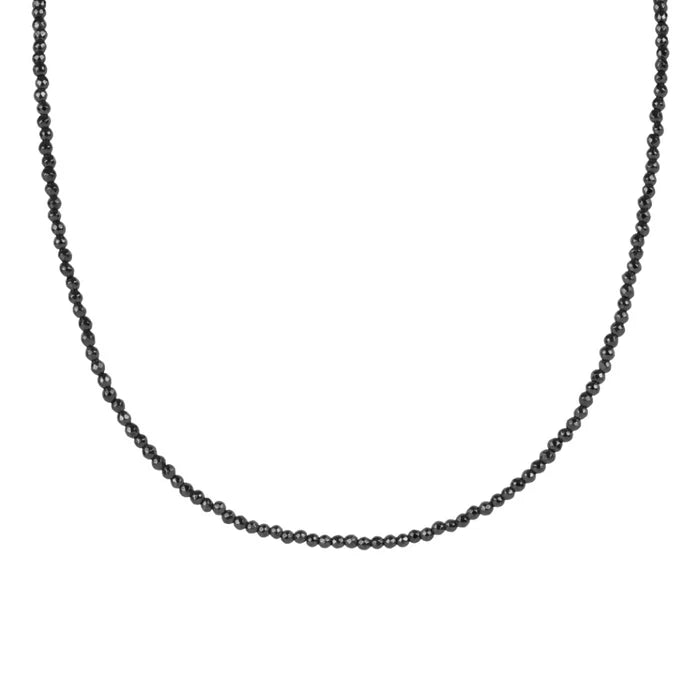 enewton 17" Choker Faceted Hematite 2mm Bead