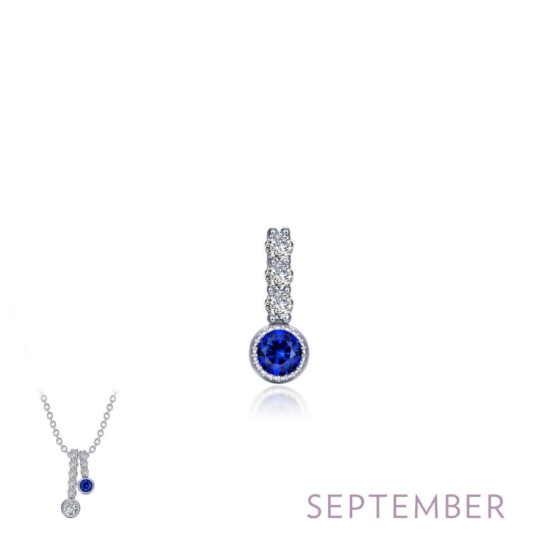 Lafonn September Birthstone Love Pendant
