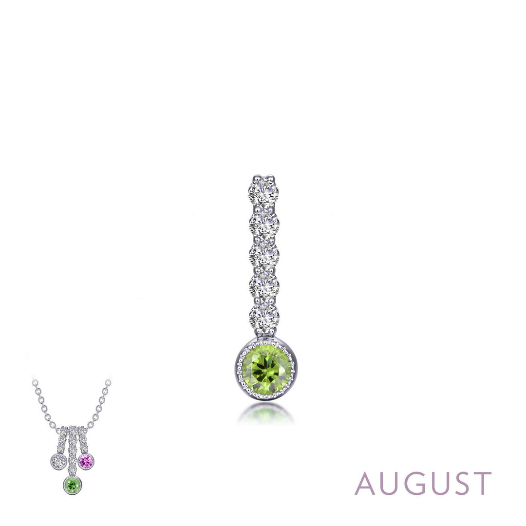 Lafonn August Birthstone Love Pendant (large)