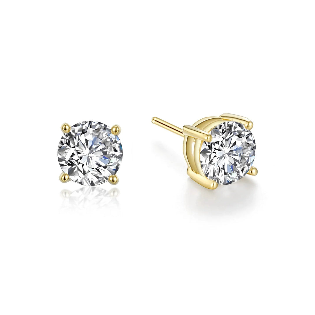 Lafonn 2.5 CTW Stud Earrings in Gold