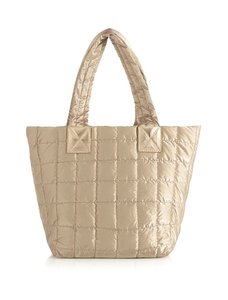 Logan Mini Tote Cross-Body in Gold