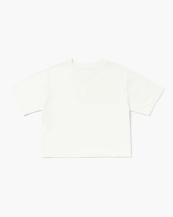 Richer Poorer Relaxed Crop Tee in Bone