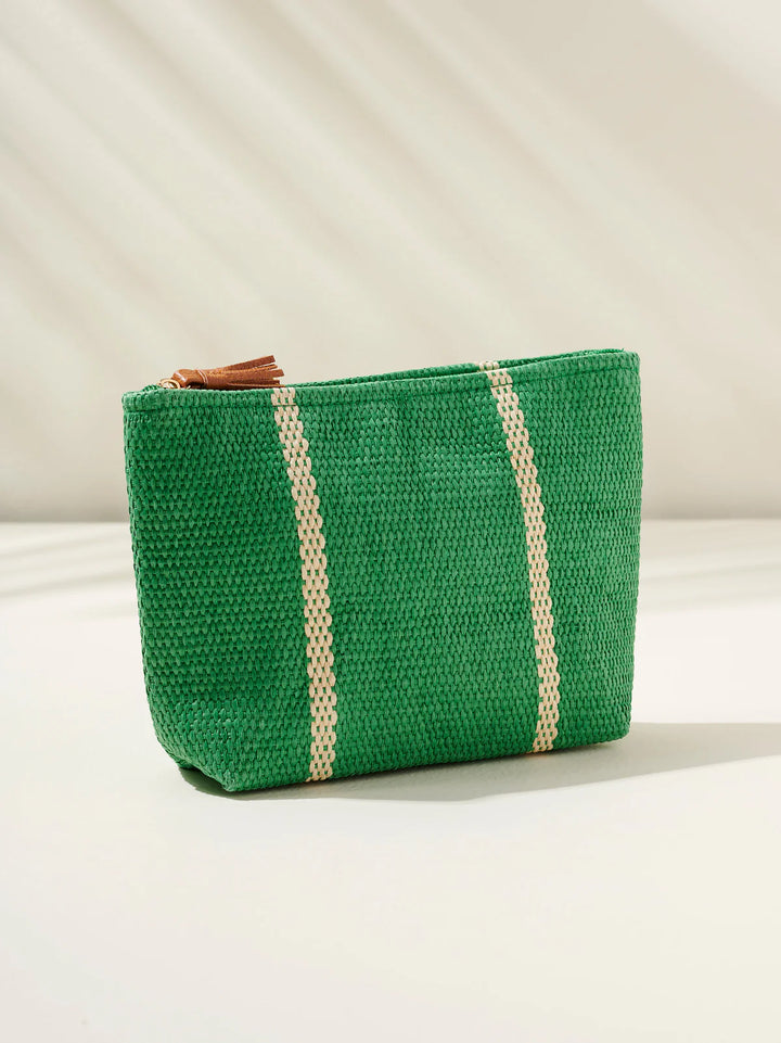 Riva Zip Pouch in Green