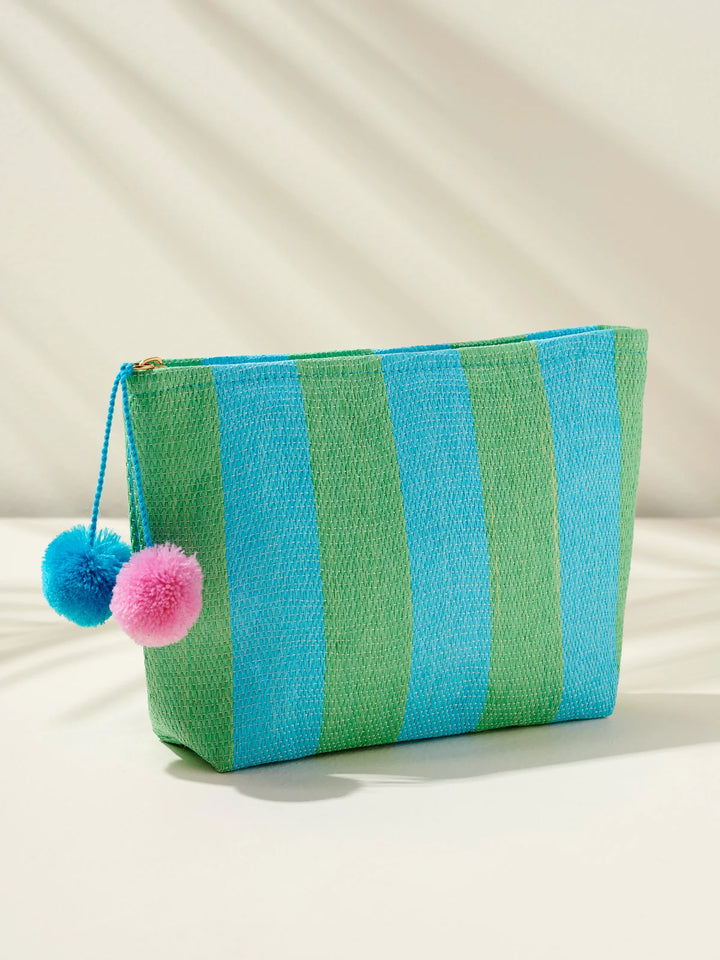 Mirage Zip Pouch in Aqua