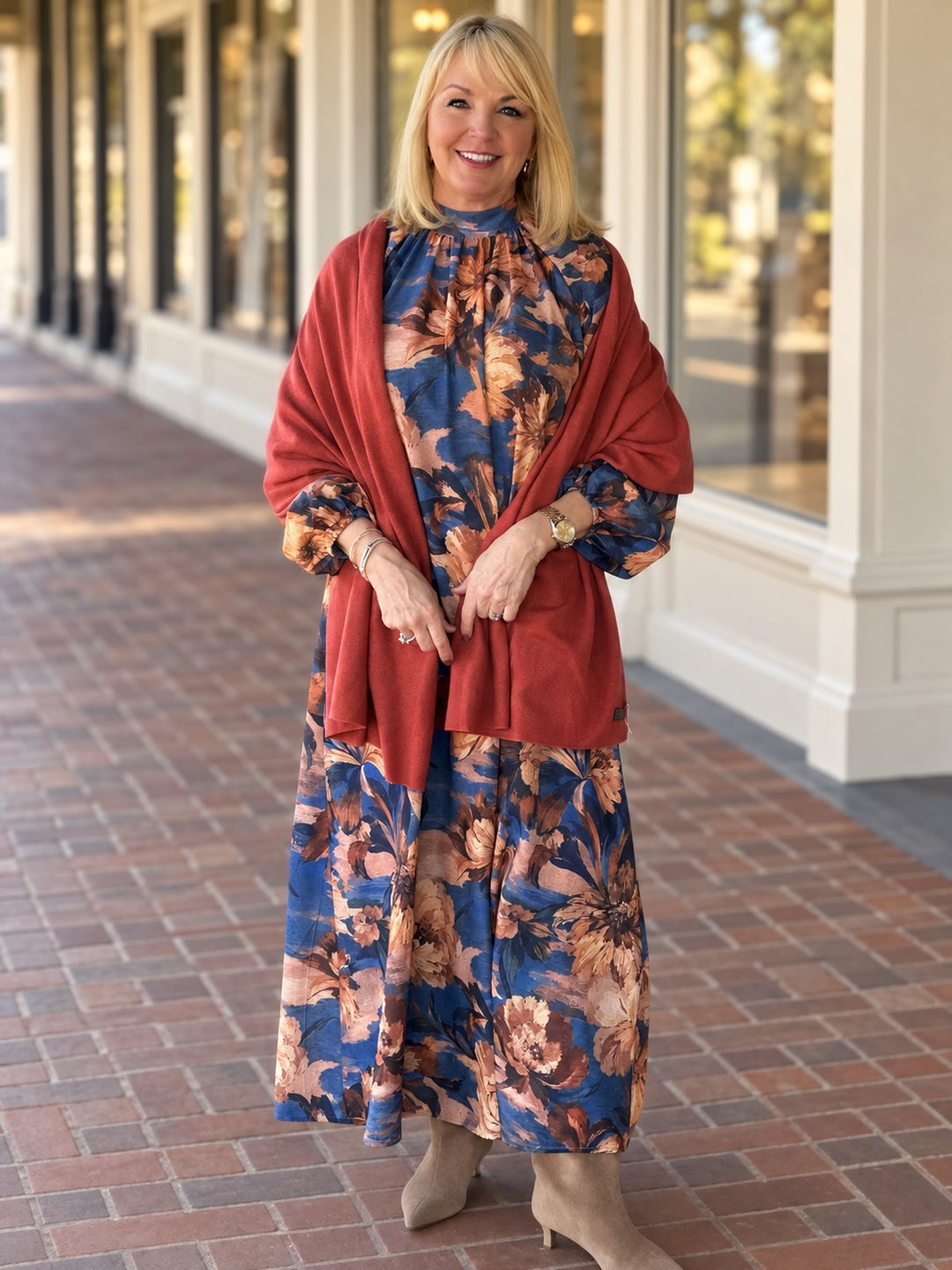 Make It Mine Floral Maxi Dress