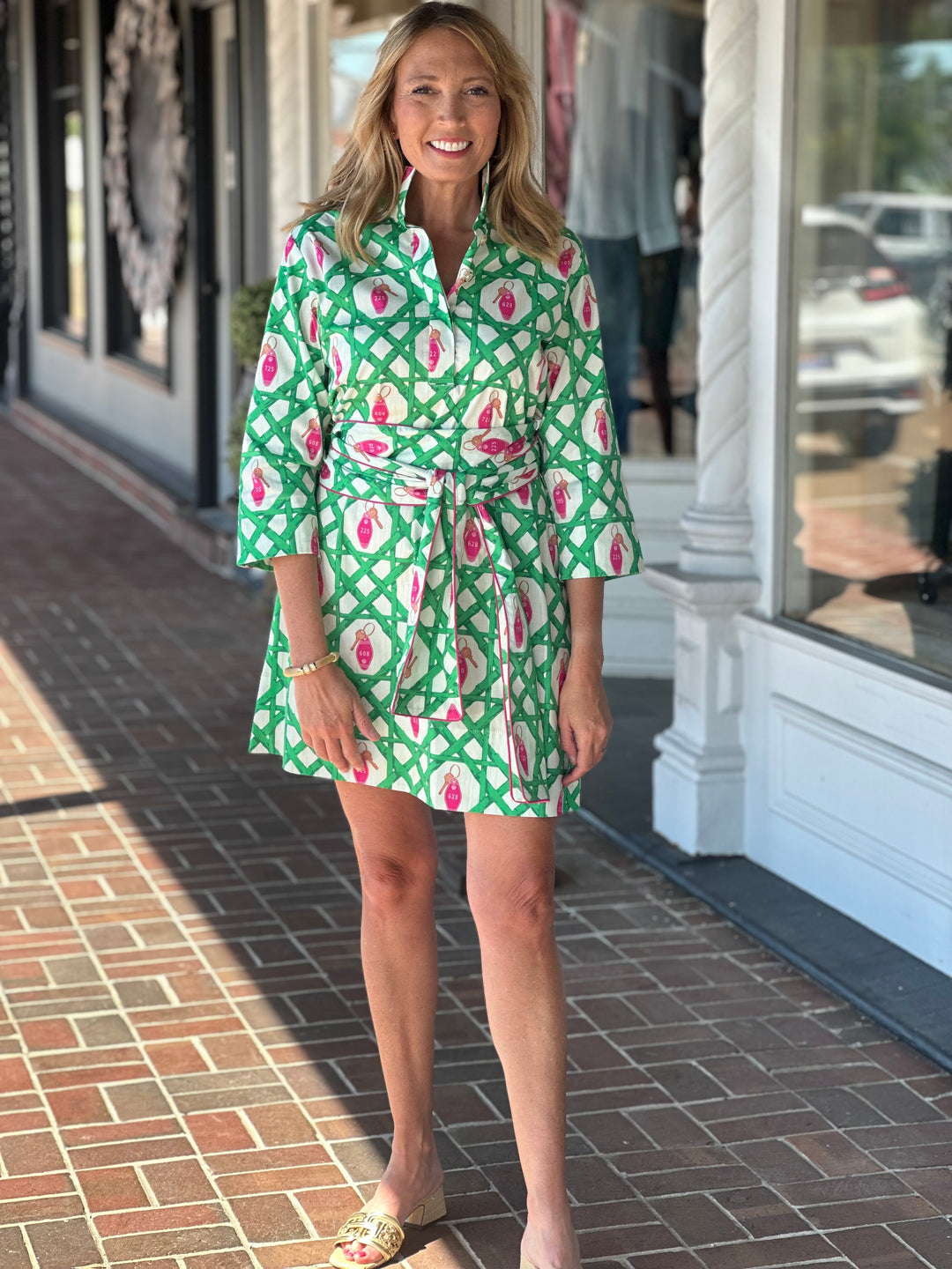 Holly Shae Arden Dress in Motel Rosado