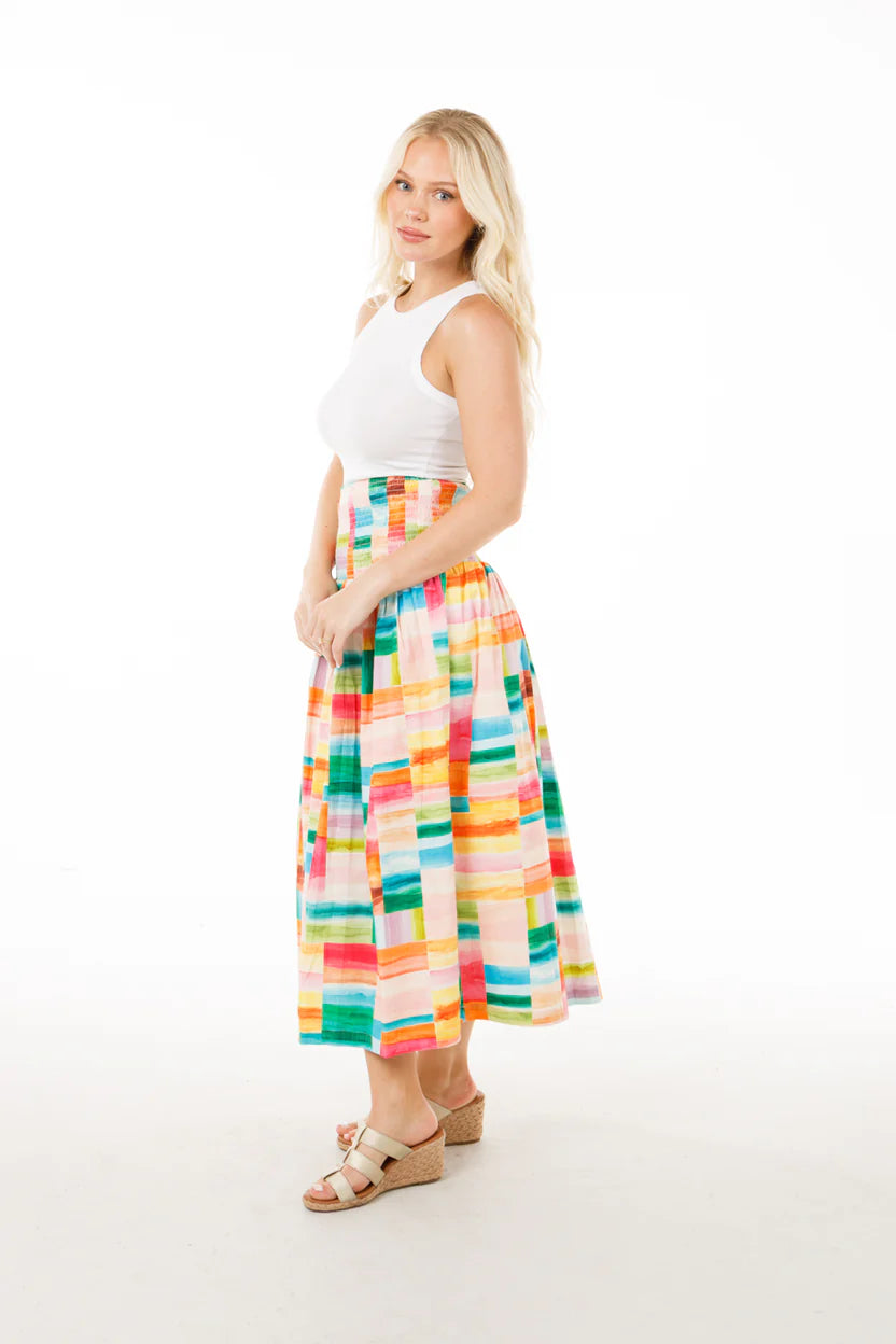 Holly Shae Betsy Skirt in Mad For Madras