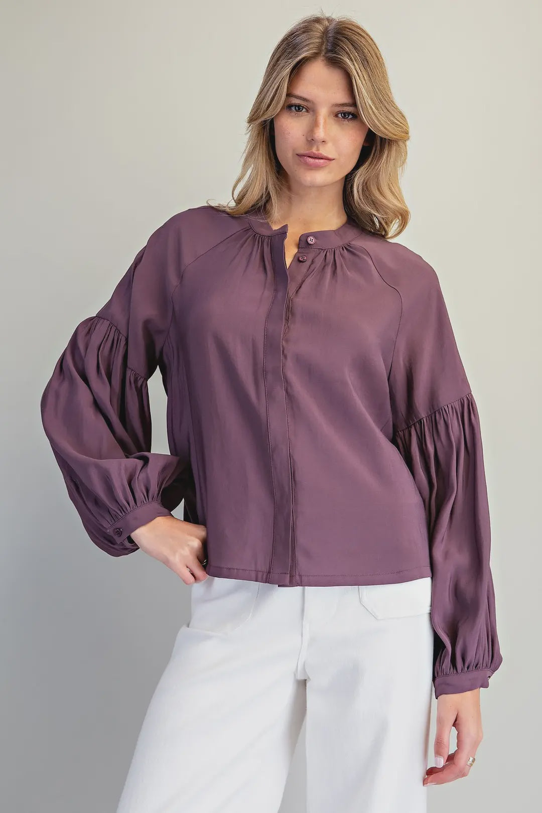 Together Always Plum Top