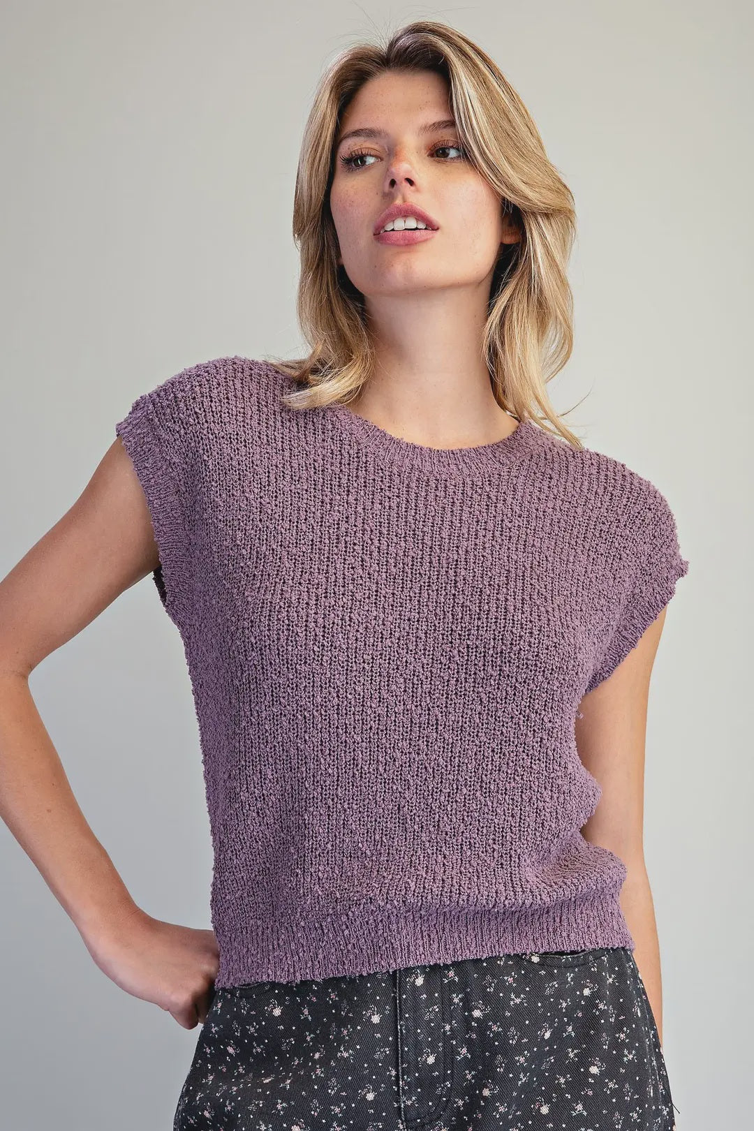 Bound To Happen Top in Muted Raisin
