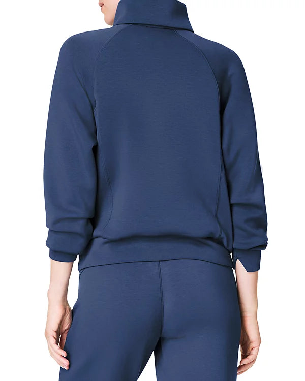 SPANX® AirEssentials Half Zip in Faded Indigo