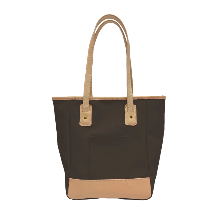 Jon Hart Alamo Heights Tote in Espresso Coated Canvas