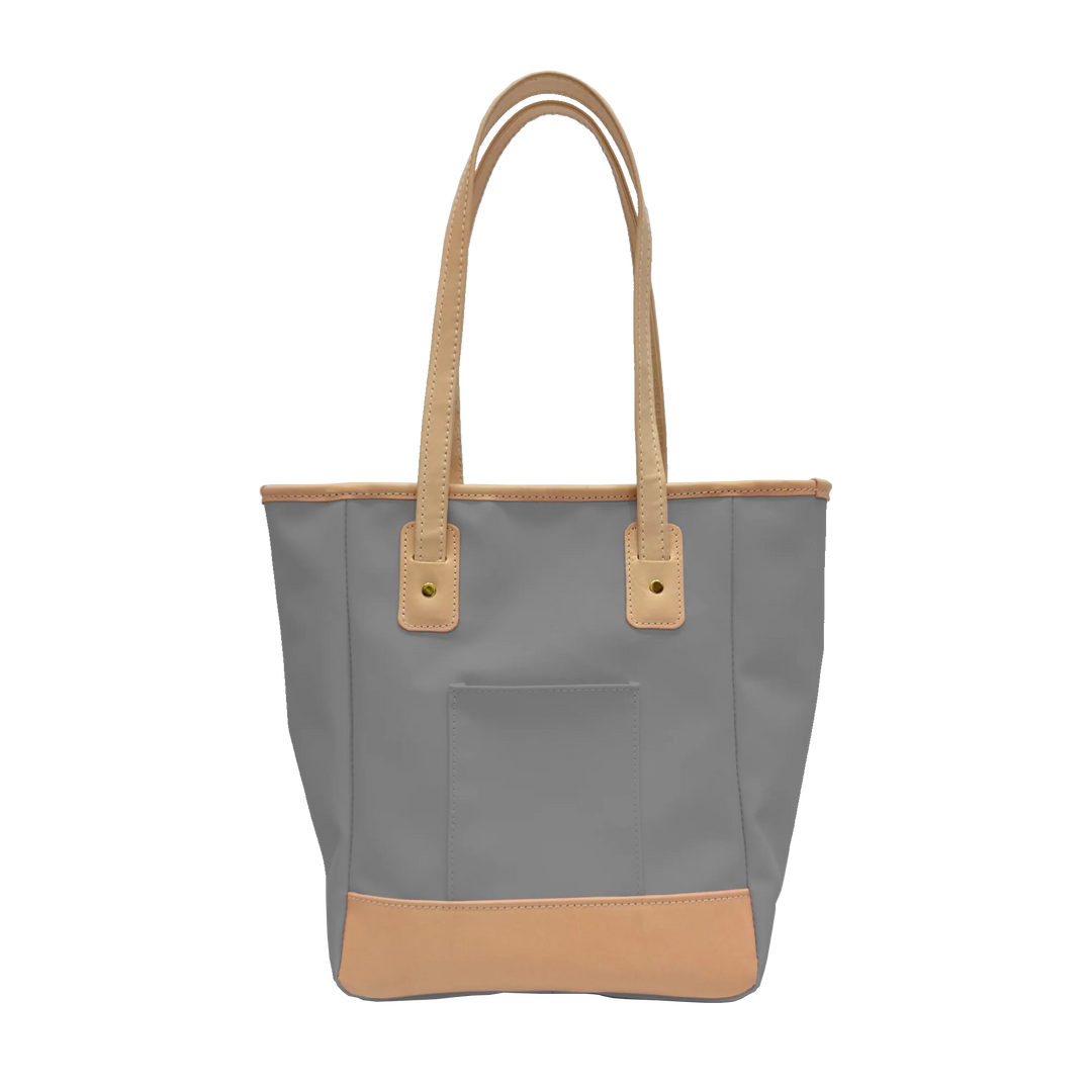Jon Hart Alamo Heights Tote in Slate Coated Canvas