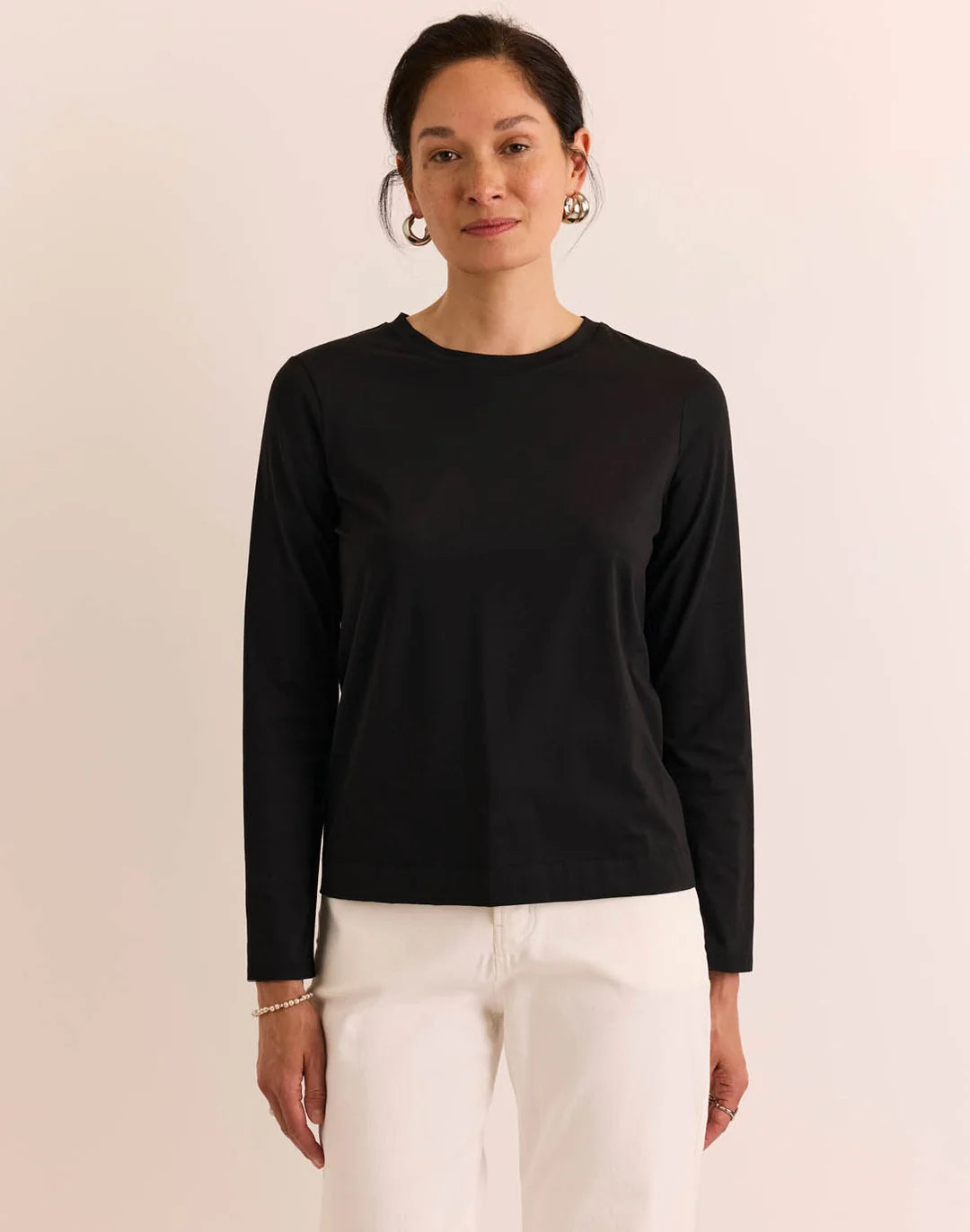 Hinson Wu Long Sleeve Great Tee in Black