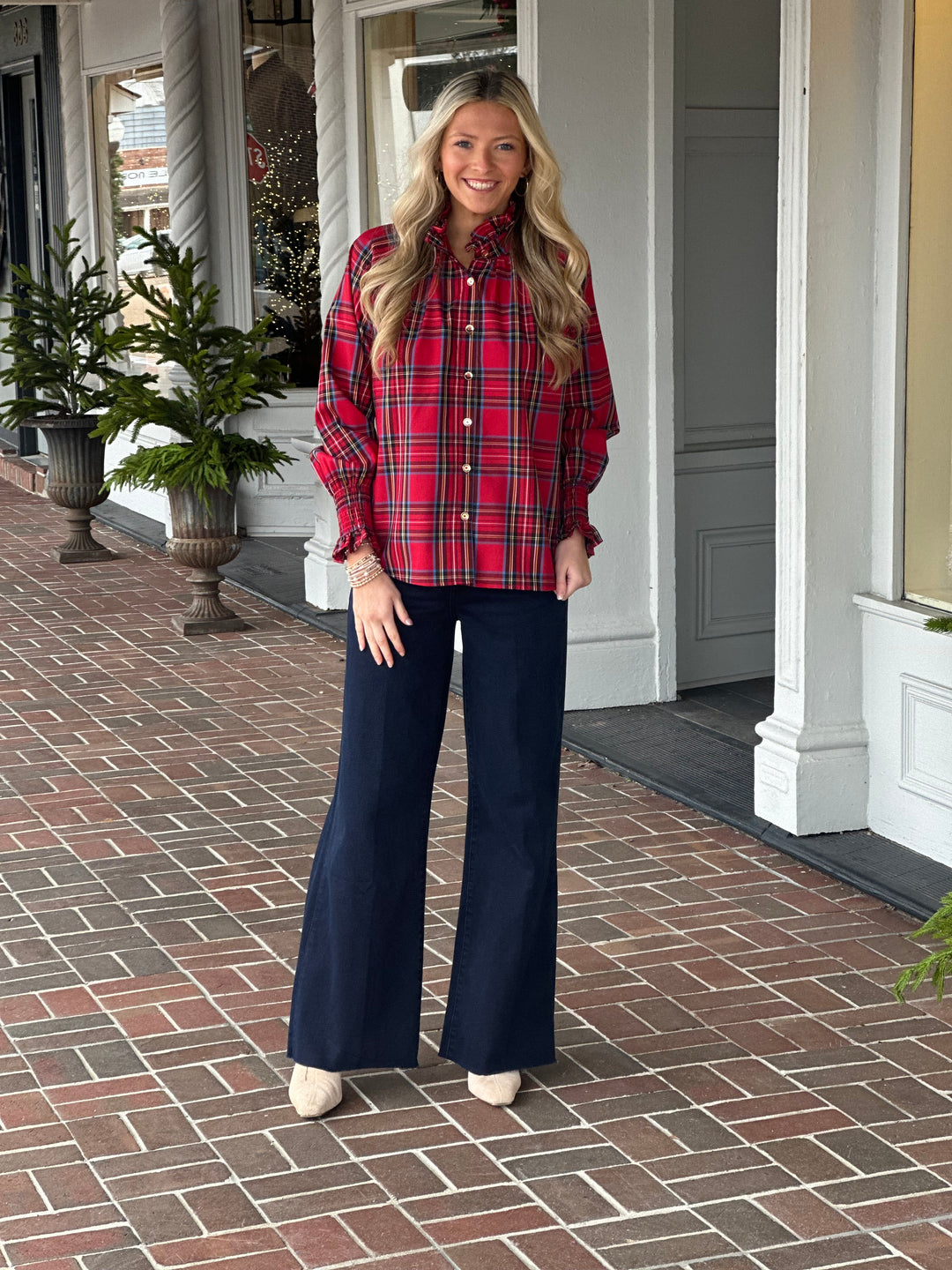 CK Bradley Frau Blouse in Royal Stewart