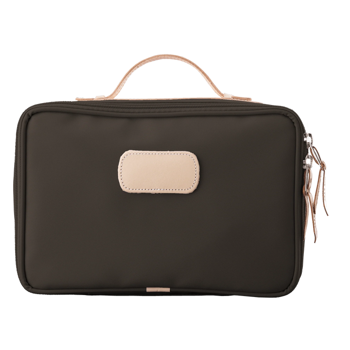 Jon Hart Large Travel Kit in Espresso Coated Canvas