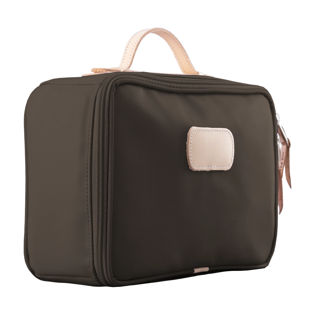 Jon Hart Large Travel Kit in Espresso Coated Canvas