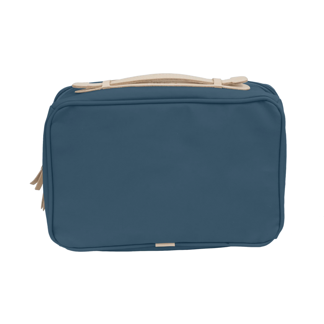 Jon Hart Large Travel Kit in French Blue Coated Canvas