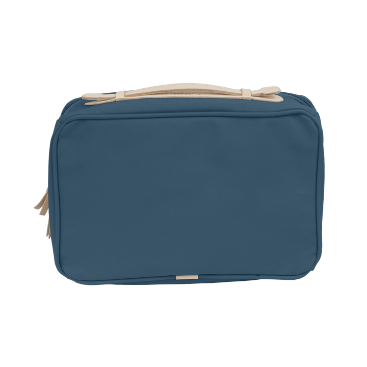 Jon Hart Large Travel Kit in French Blue Coated Canvas