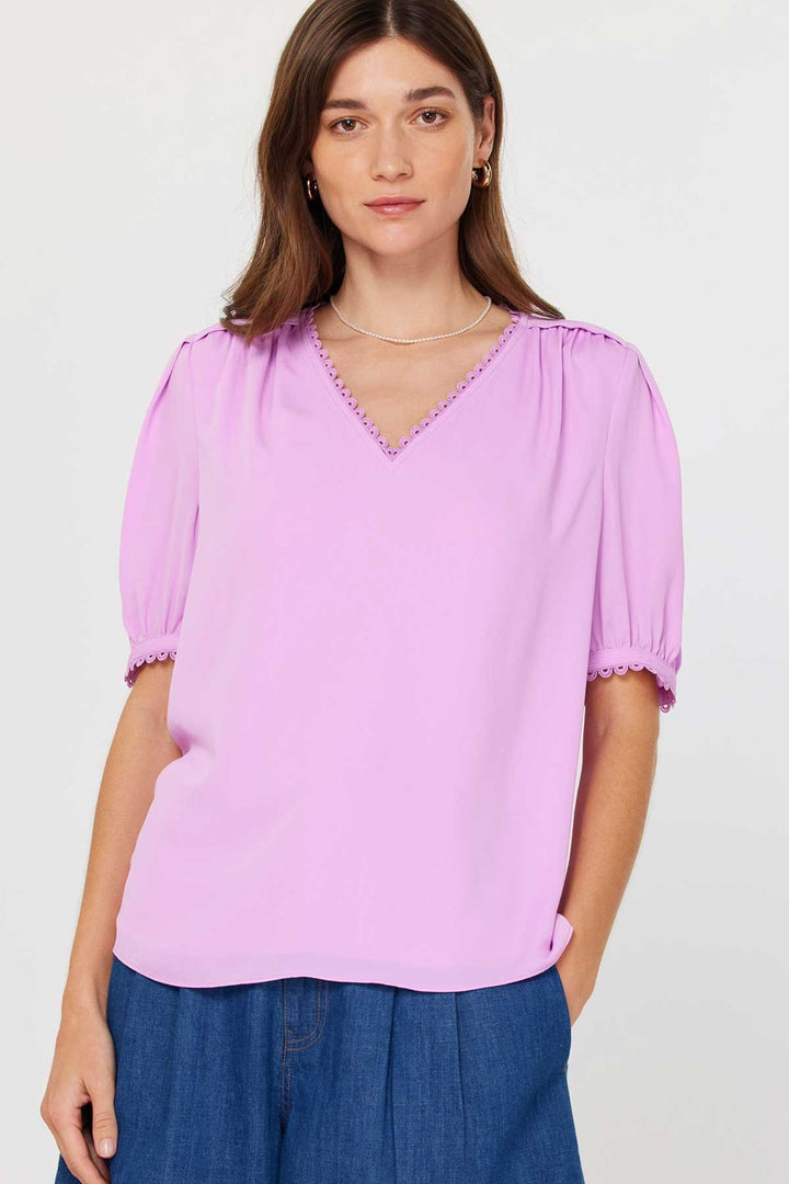 Taking It All In Purple Top