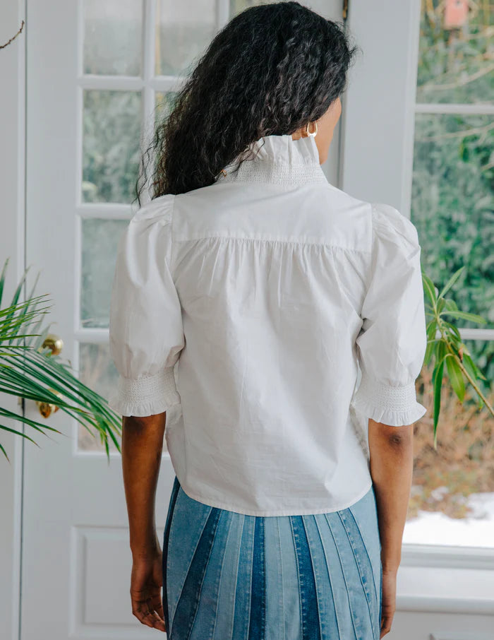 Love The Label Zuri Top in Bright White