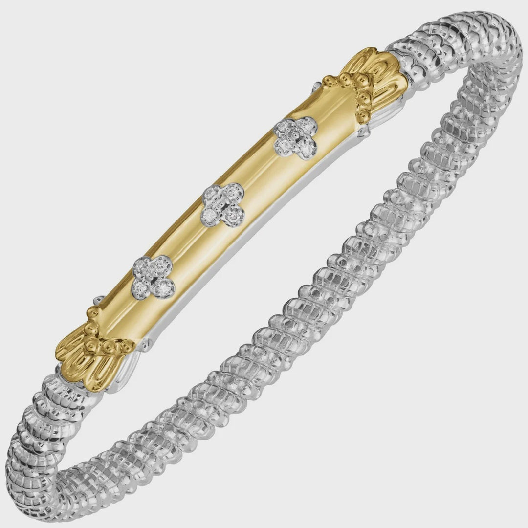 Vahan 4mm Stackable Diamond Bangle