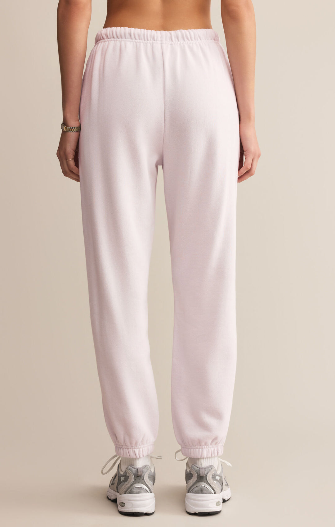 Z Supply Stadium Cotton Jogger in Lavender Ice