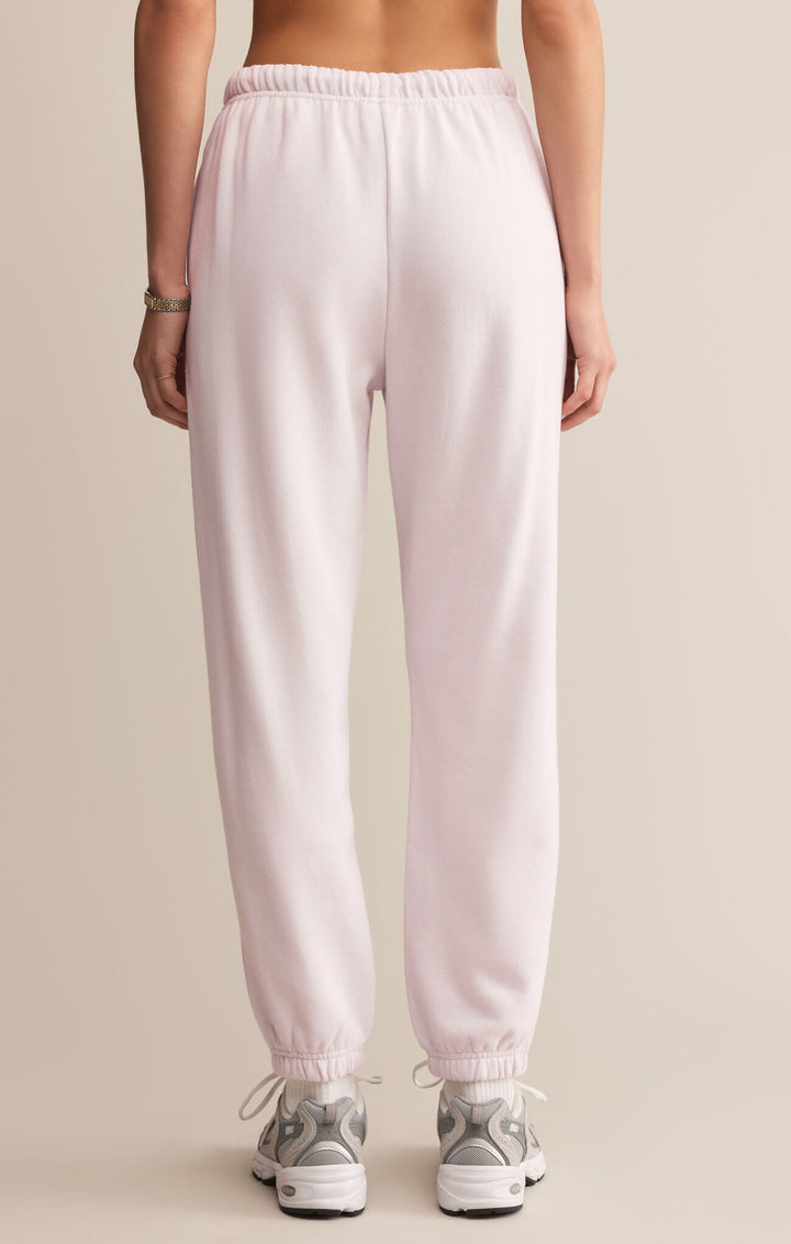 Z Supply Stadium Cotton Jogger in Lavender Ice