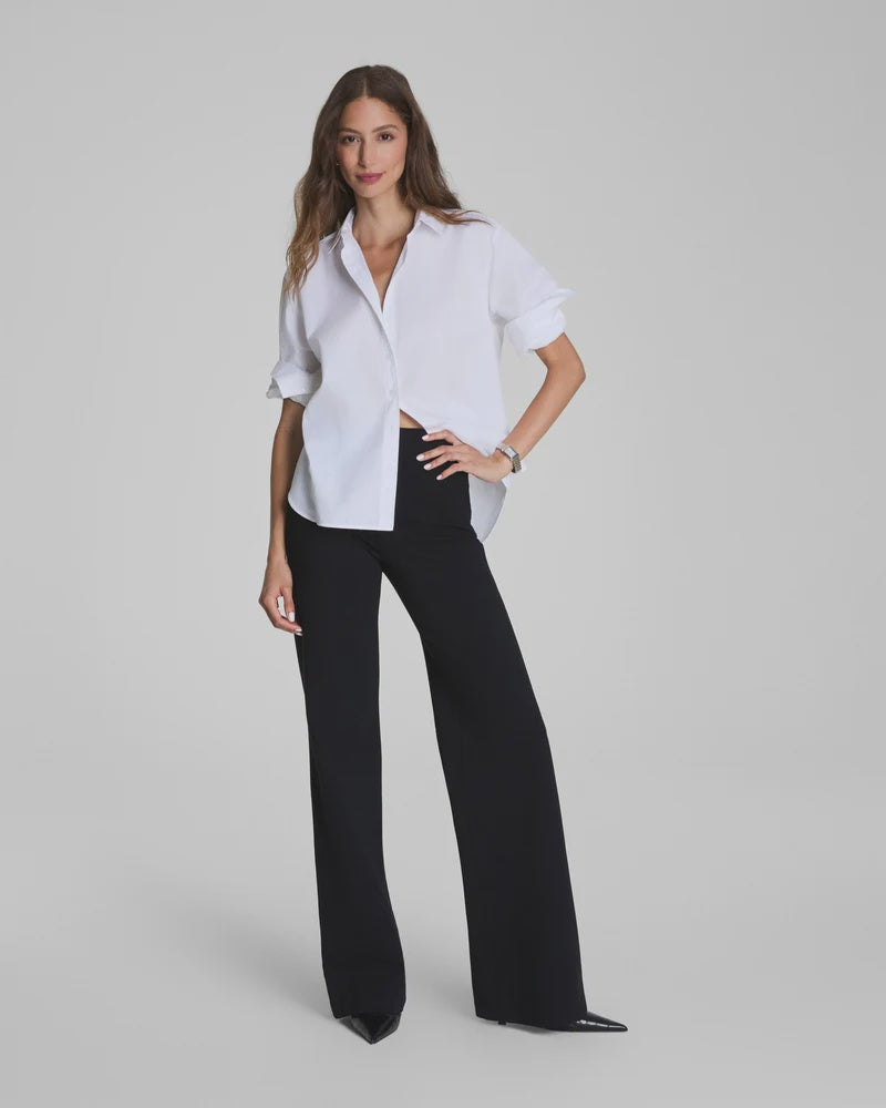 Spanx SPANXsupersmooth® PerfectFit Ponte Wide Leg Pant in Classic Black