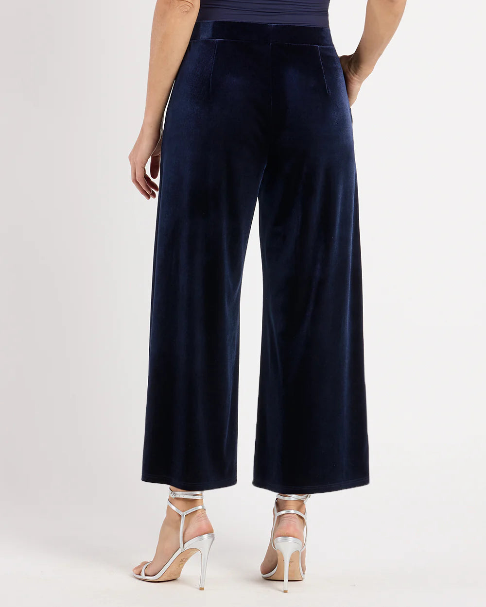 Jude Connally Lolly Pant Stretch Velvet in Navy